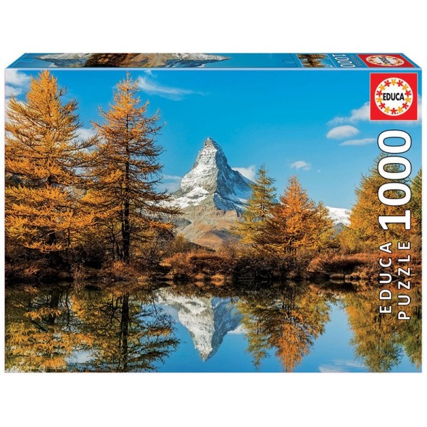 Góra Matterhorn jesienią,1000el.(Puzzle+klej) - Sklep Art Puzzle